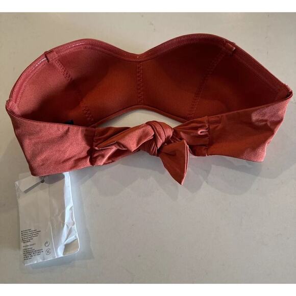 & Other Stories Size US4 Strapless Bikini Top Tie Back With Straps Swim - Picture 2 of 8